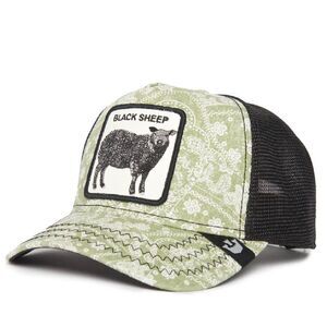Goorin Bros. Black Sheep Parade The Farm Paisley Green/Black Trucker‎ Hat NEW!